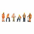 Spw HO Scale Maintenance Workers- 33106, 6PK BAC33106